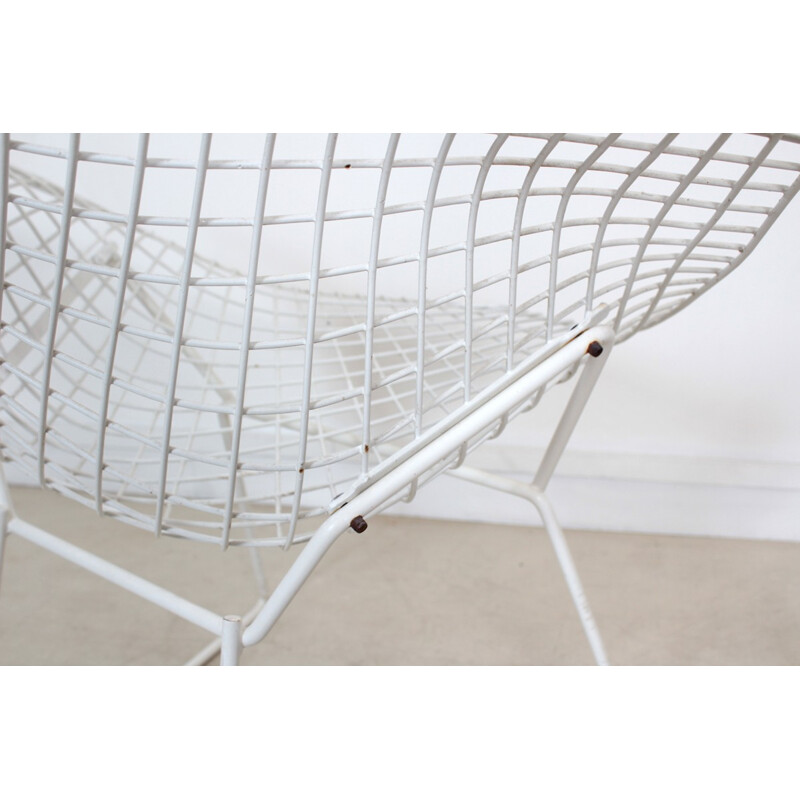 Vintage diamond armchair by Harry Bertoia - 1970s