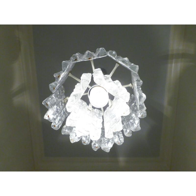 Austrian glass chandelier by J.T. Kalmar - 1970s