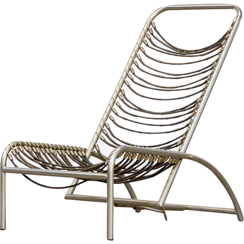 Vintage "Sandow" chair by René Herbst - 1950s