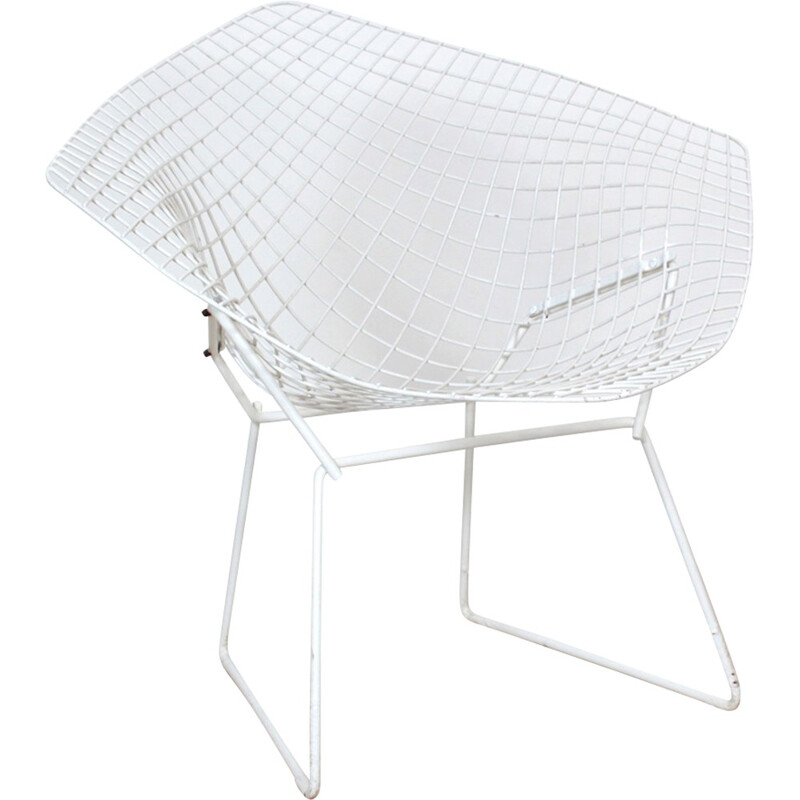 Vintage diamond armchair by Harry Bertoia - 1970s