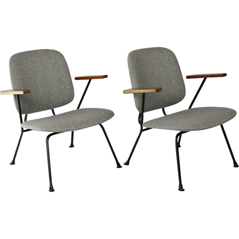 Easy chairs by W.H Gispen for Kembo - 1950s
