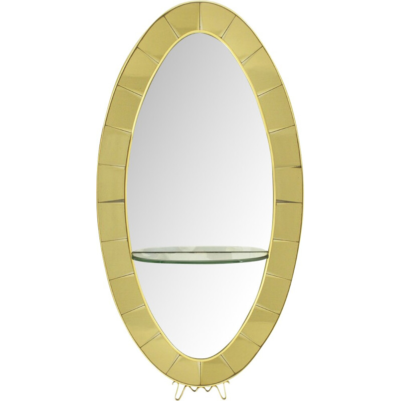 Model 2690 italian mirror console for Cristal Art - 1950s