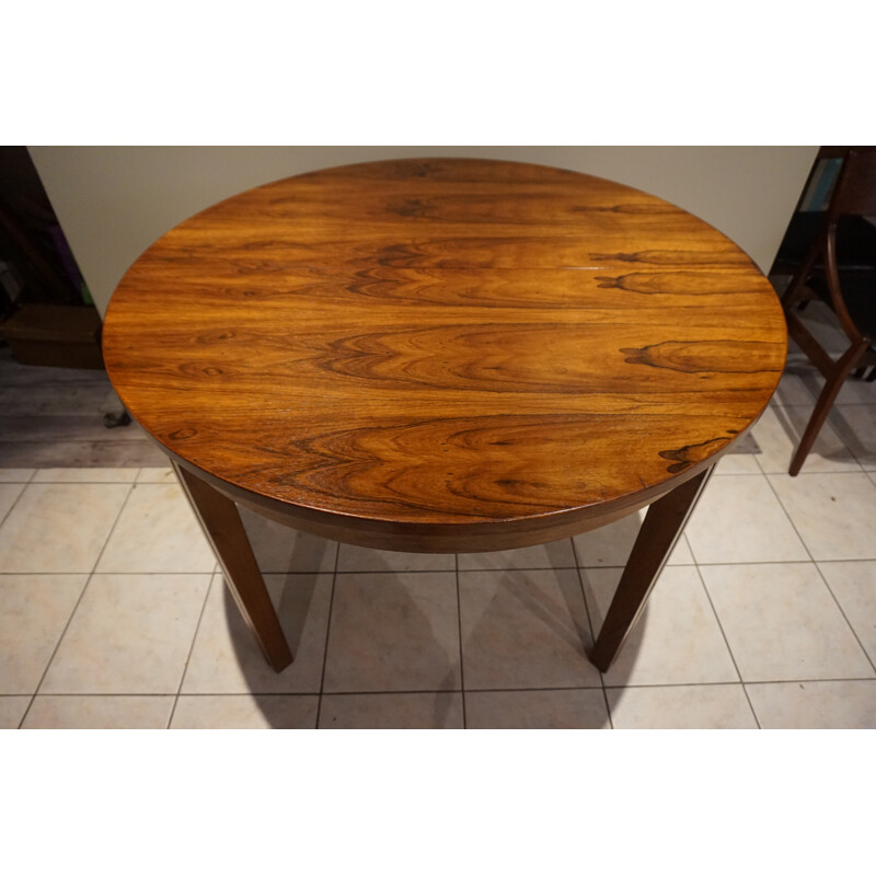 Vintage scandinavian rosewood table from Rio - 1960s