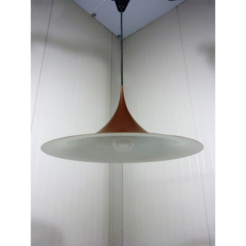 Big vintage hanging lamp by Claus Bonderup & Thorsten for Fog & Morup - 1960s