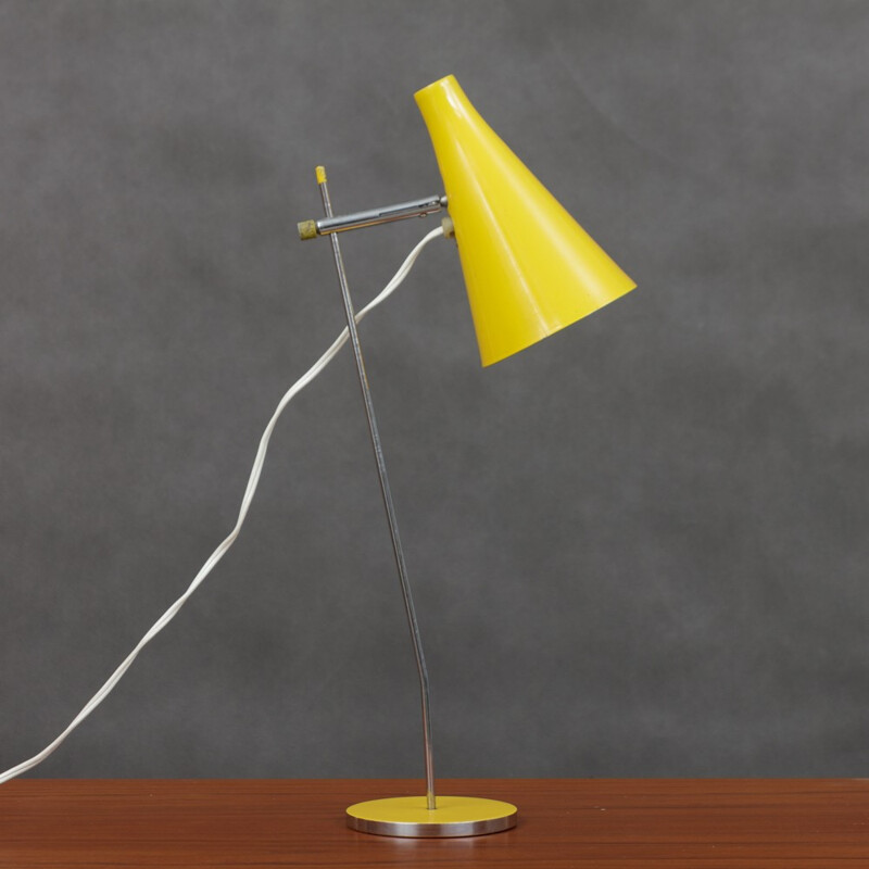 Lampe de bureau minimaliste par Josef Hurka pour Lidokov - 1960