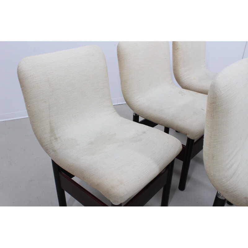 Set of 6 vintage chelsea Chairs by Vittorio Introini for Saporiti - 1960s