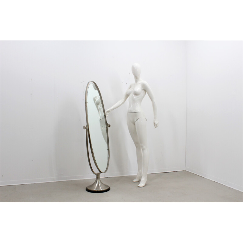 Big vintage italian mirror by Sergio Mazza for Artemide - 1960s