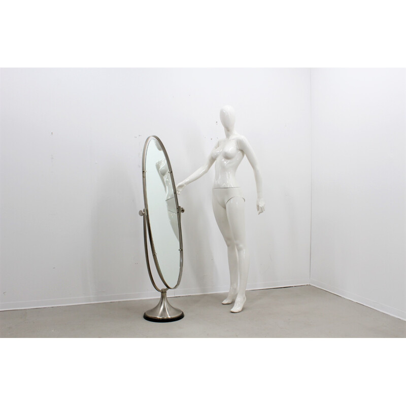 Grand miroir vintage italien par Sergio Mazza pour Artemide - 1960
