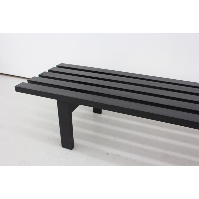 Vintage Slatted Bench model "BZ71" by Martin Visser for T Spectrum - 1960s