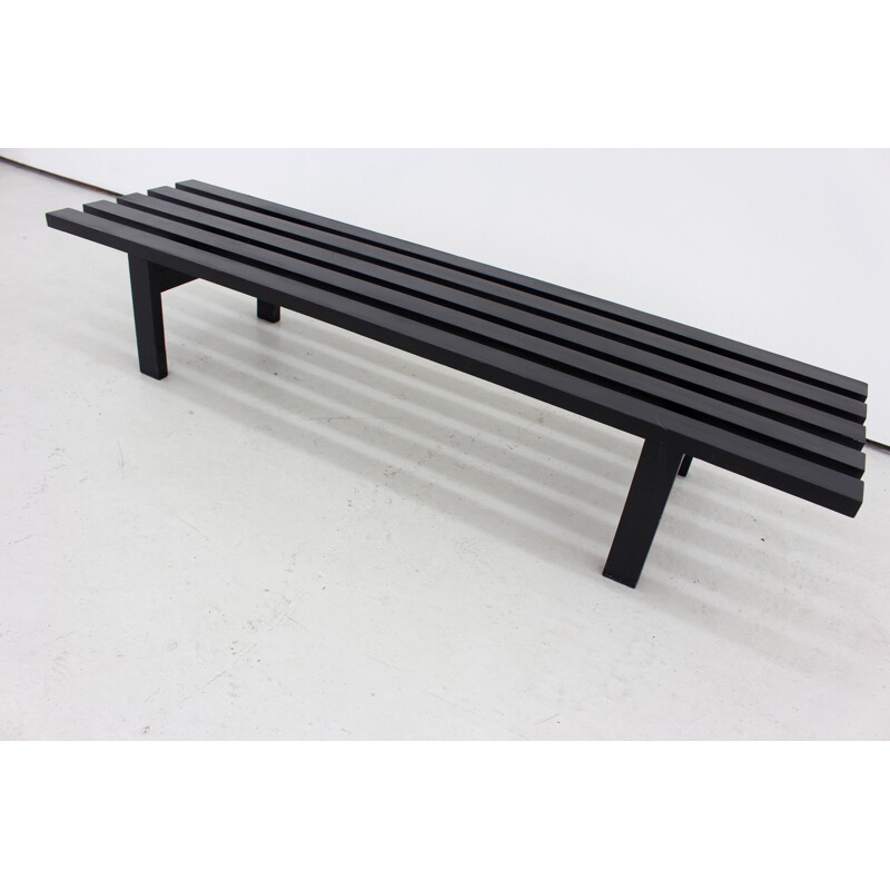 Vintage Slatted Bench model "BZ71" by Martin Visser for T Spectrum - 1960s