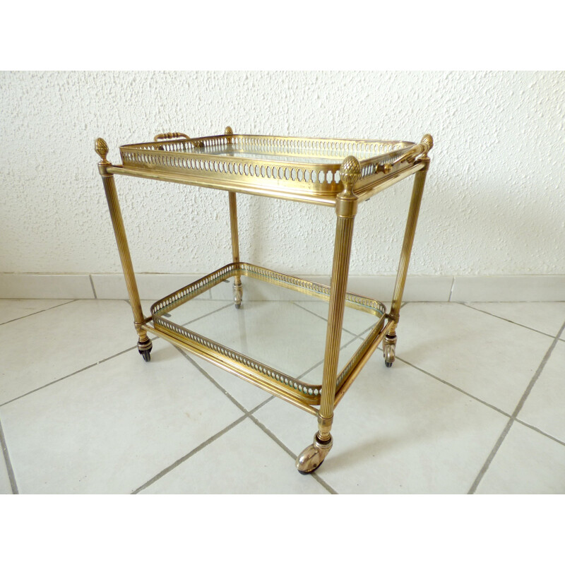 Serving cart table for Maison Jansen - 1950s