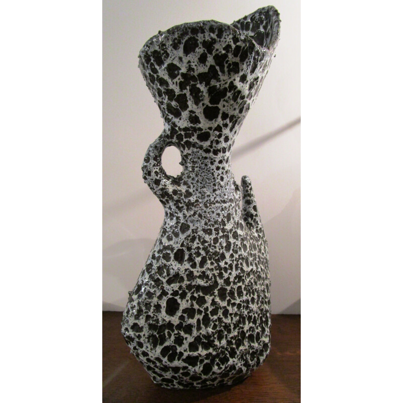 Grand vase de Le Vaucour pour Vallauris - 1960