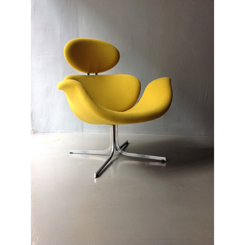 Big Tulip yellow armchair, Pierre PAULIN - 1960s