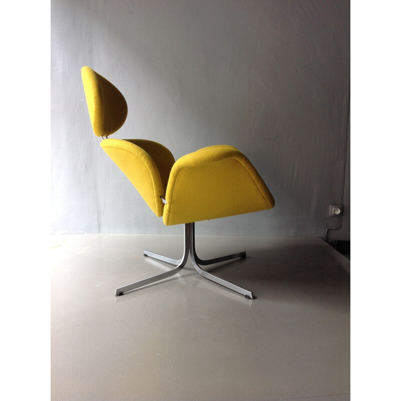 Big Tulip yellow armchair, Pierre PAULIN - 1960s