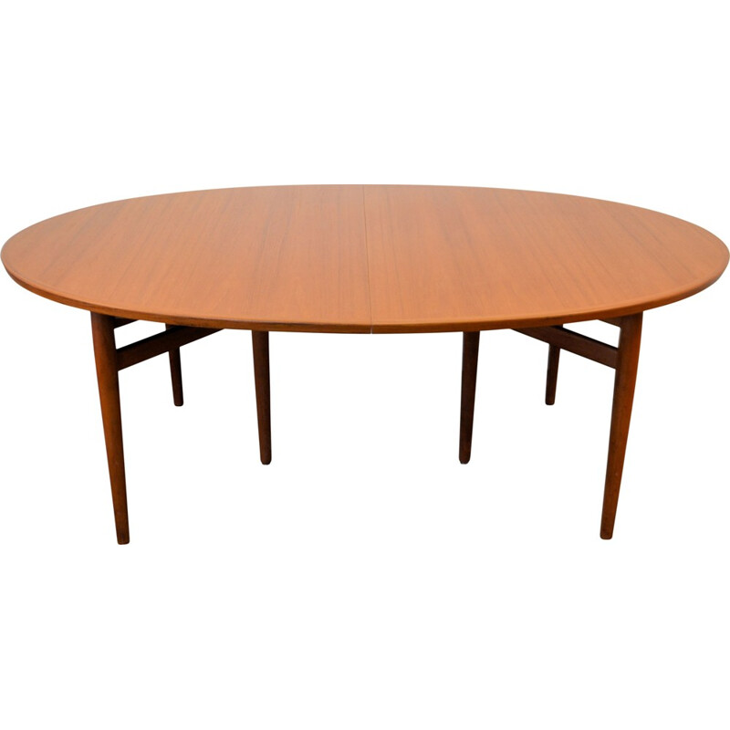 Vintage 212 teak extendable table by Arne Vodder - 1960s