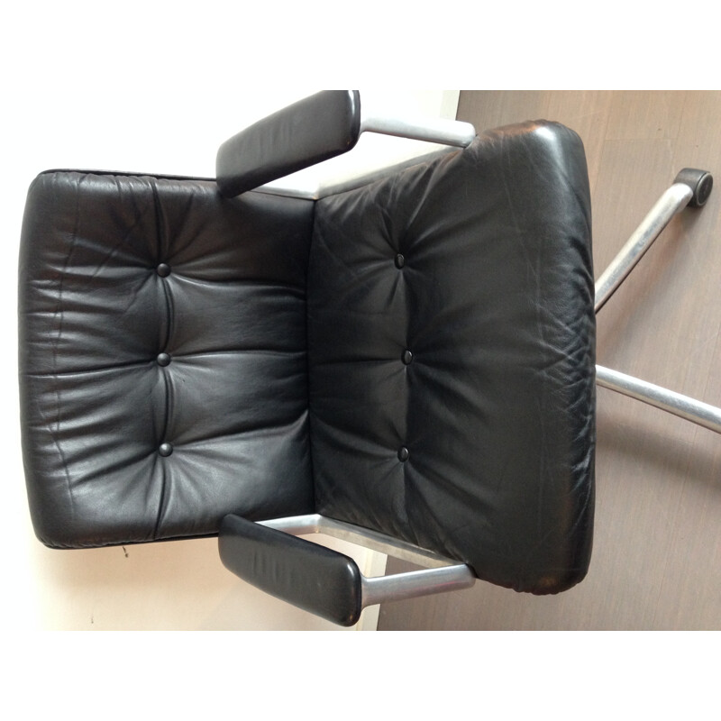 P128 office chair by Osvaldo Borsani for Tecno - 1960s