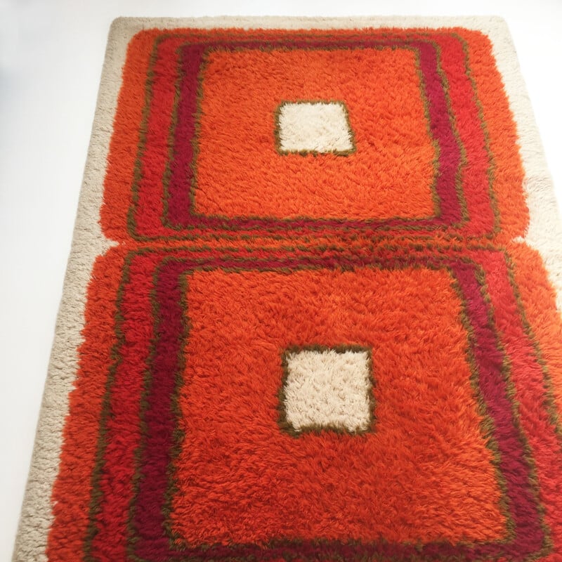 Danish Rya rug by Hojer Eksport Wilton - 1960s