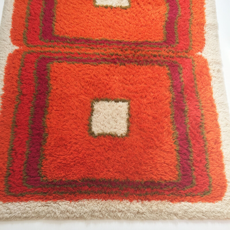 Danish Rya rug by Hojer Eksport Wilton - 1960s