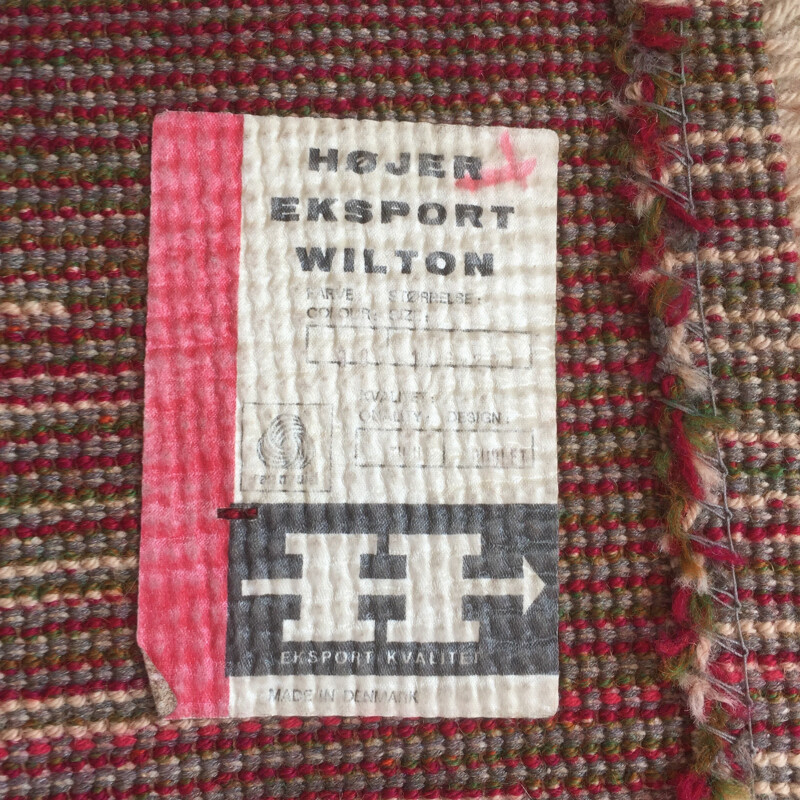 Danish Rya rug by Hojer Eksport Wilton - 1960s