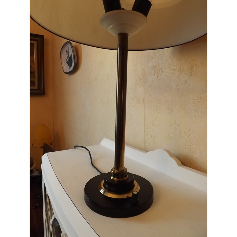 3-light vintage desk lamp for Maison Arlus - 1950s
