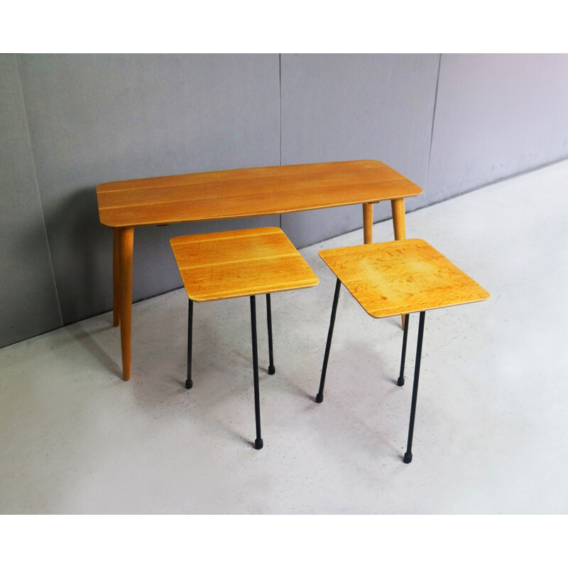 Vintage belgian nesting tables - 1960s