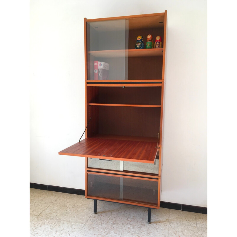 Modular secretary bookcase - 1950s