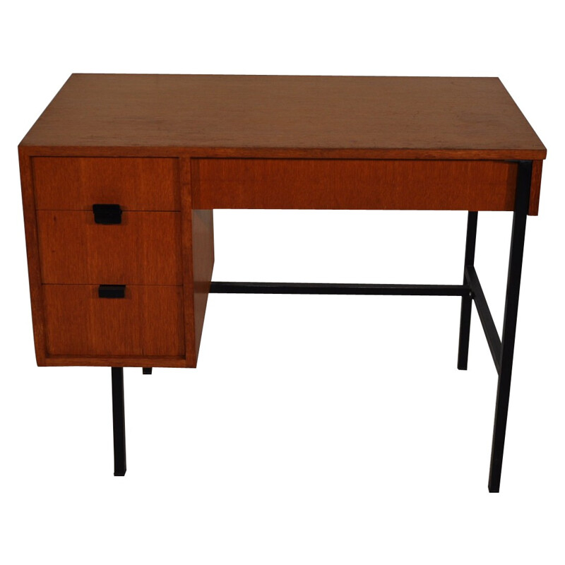 Desk in oak, Jacques HITIER - 1950s