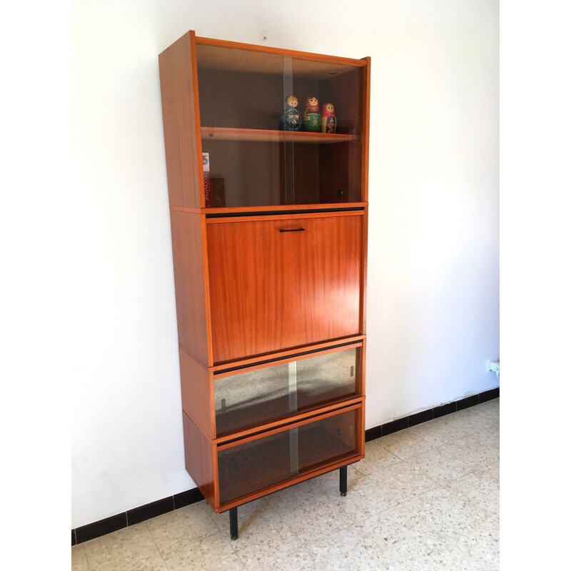 Modular secretary bookcase - 1950s