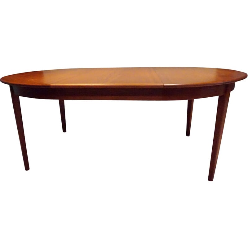 Danish teak dining table by Henning Kjaernulf for HS Mobler - 1960s