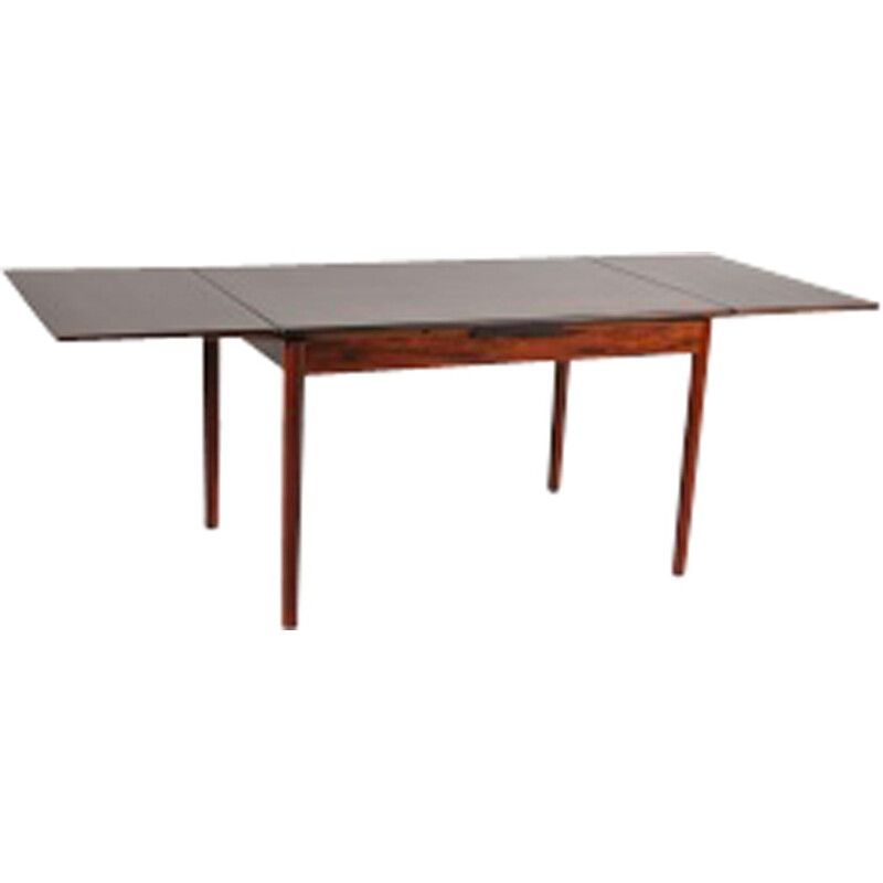 Mid-century Tropical hardwood extendable dining table - 1960s