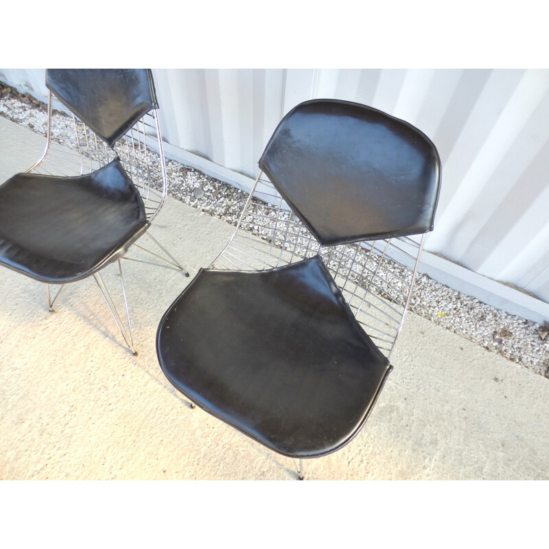 Pair of vintage Eames bikini dkr chairs for Herman Miller - 1970s