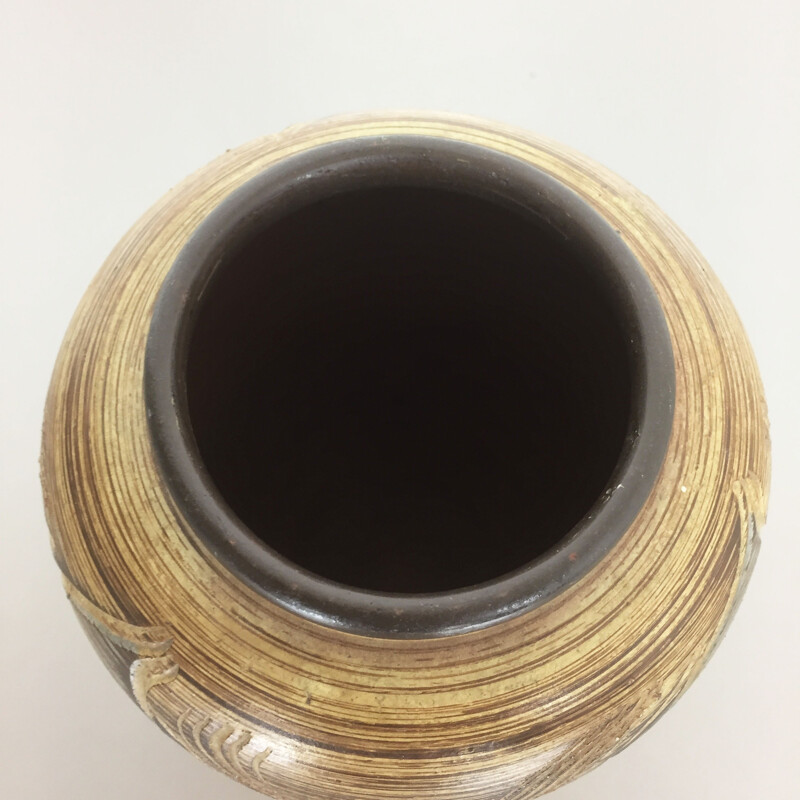 Vaso de cerâmica vintage de Franz Schwaderlapp para Sawa Ceramic, Alemanha 1960