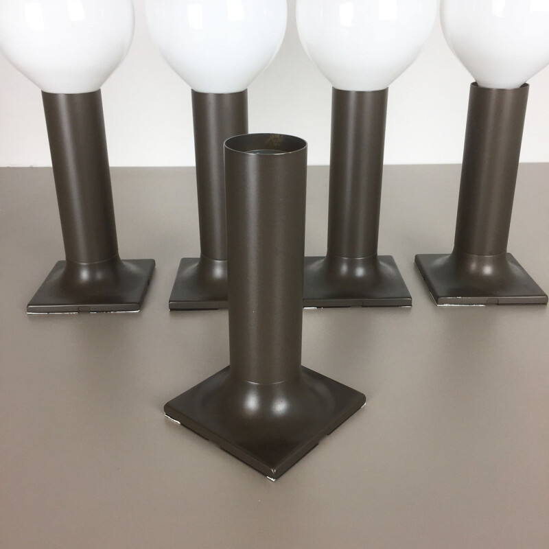 Set of 5 vintage wall lamps by Rolf Krüger for Staff - 1970s