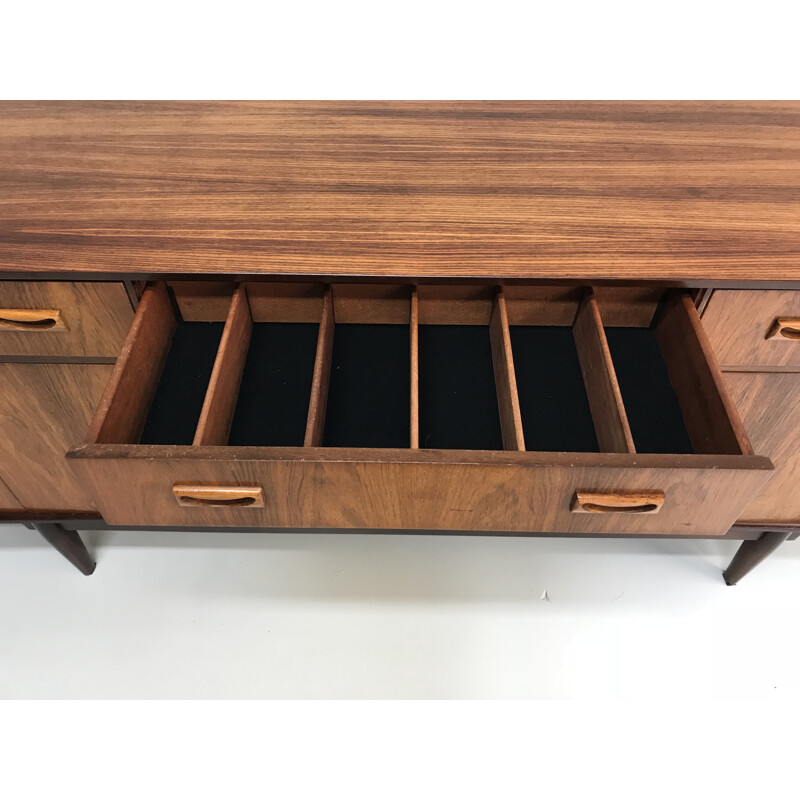 Vintage teak sideboard credenza - 1960s