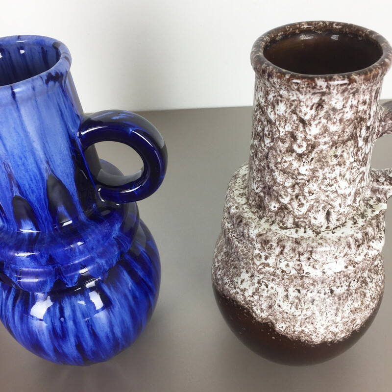 Set of 3 ceramic "Vienna" vases by Scheurich - 1970s