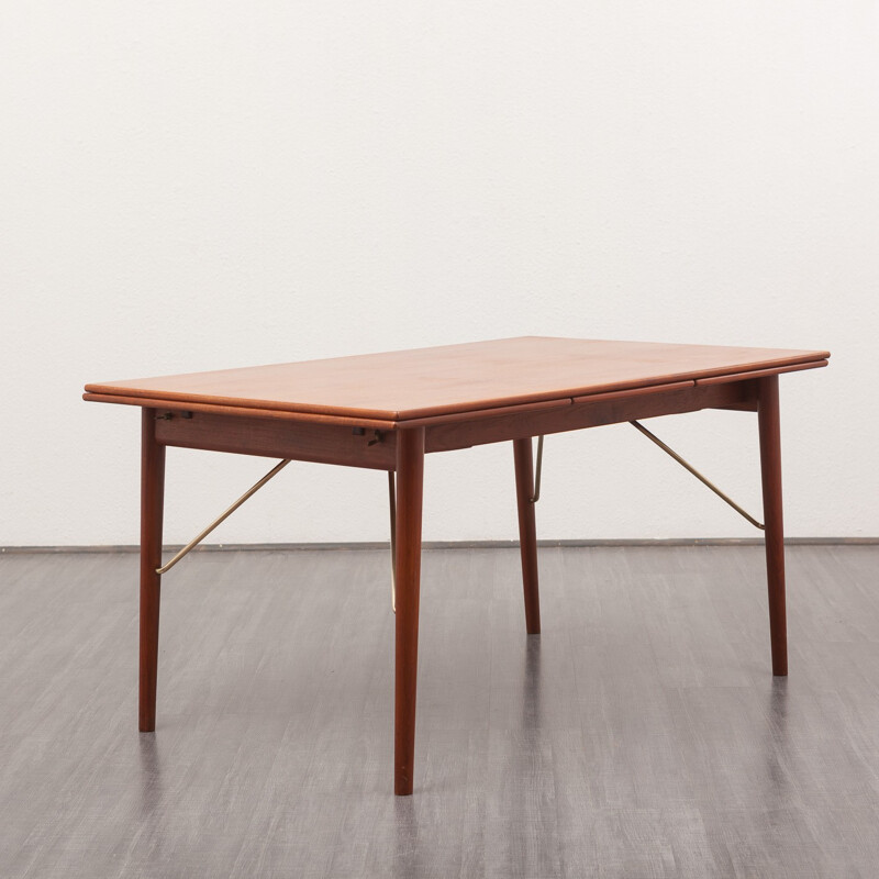 Scandinavian dining table "312" in teak by HVIDT & NIELSEN - 1950s