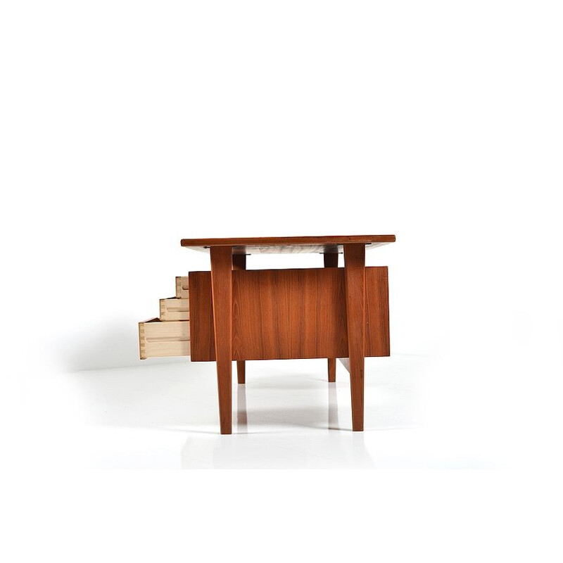 Vintage freestanding desk by Kai Kristiansen for FM - 1960s