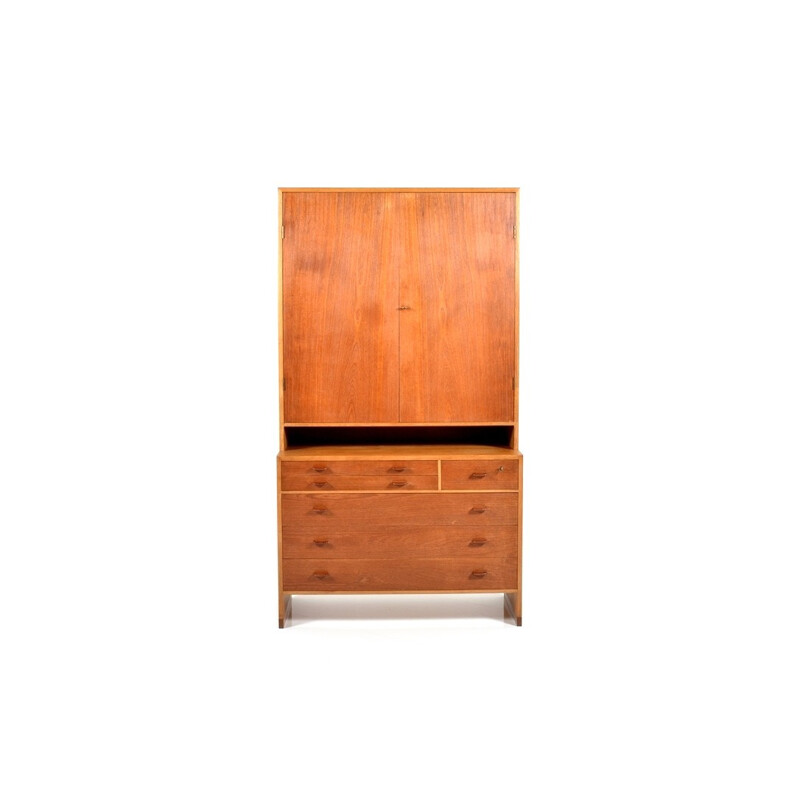 Ry teak and oak cabinet by Hans J. Wegner for Ry Møbler - 1950s