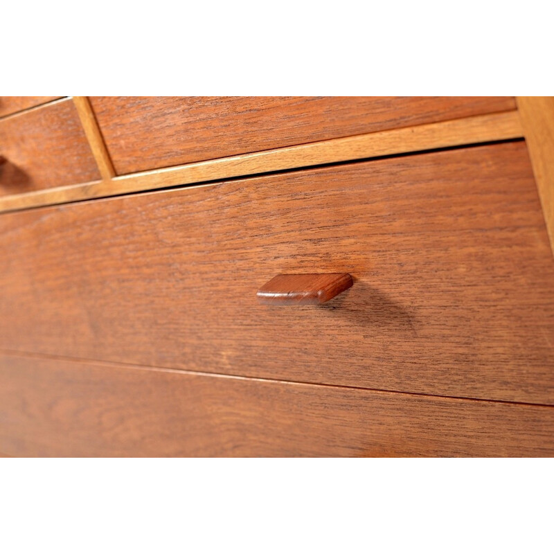 Ry teak and oak cabinet by Hans J. Wegner for Ry Møbler - 1950s