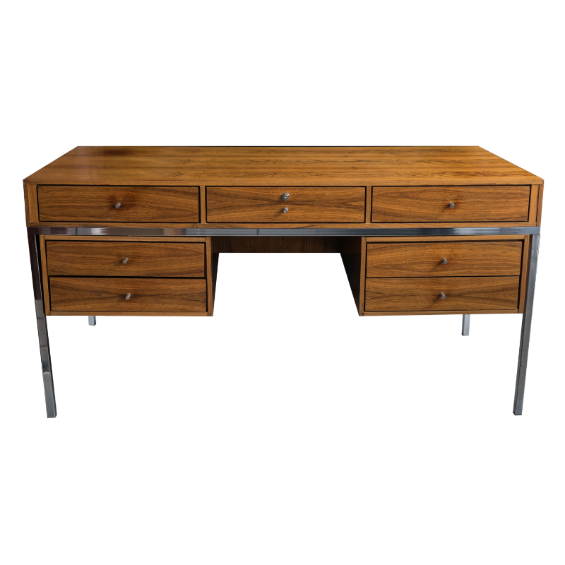 Vintage desk in rosewood for Knoll - 1970s
