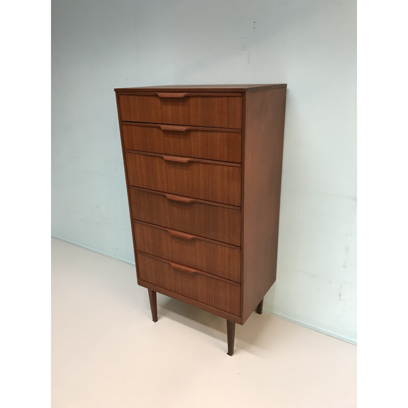 Vintage chest of drawers in teak by Franck Guille for Austinsuite - 1960s