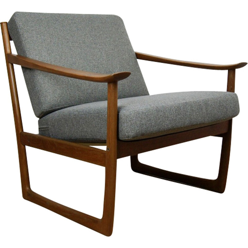 Fauteuil lounge Modèle "FD130" par Peter Hvidt & Orla Mølgaard-Nielsen pour France & Søn - 1960