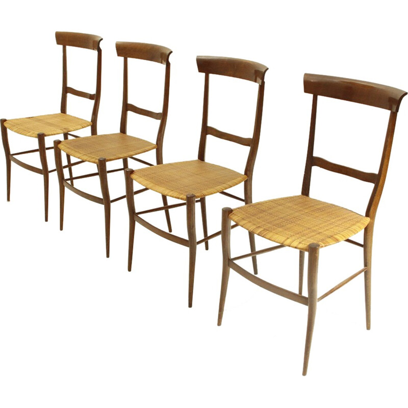 Set of 4 Ramba Chiavari chairs by Emanuele Rambaldi for Colombo Sanguineti - 1960s