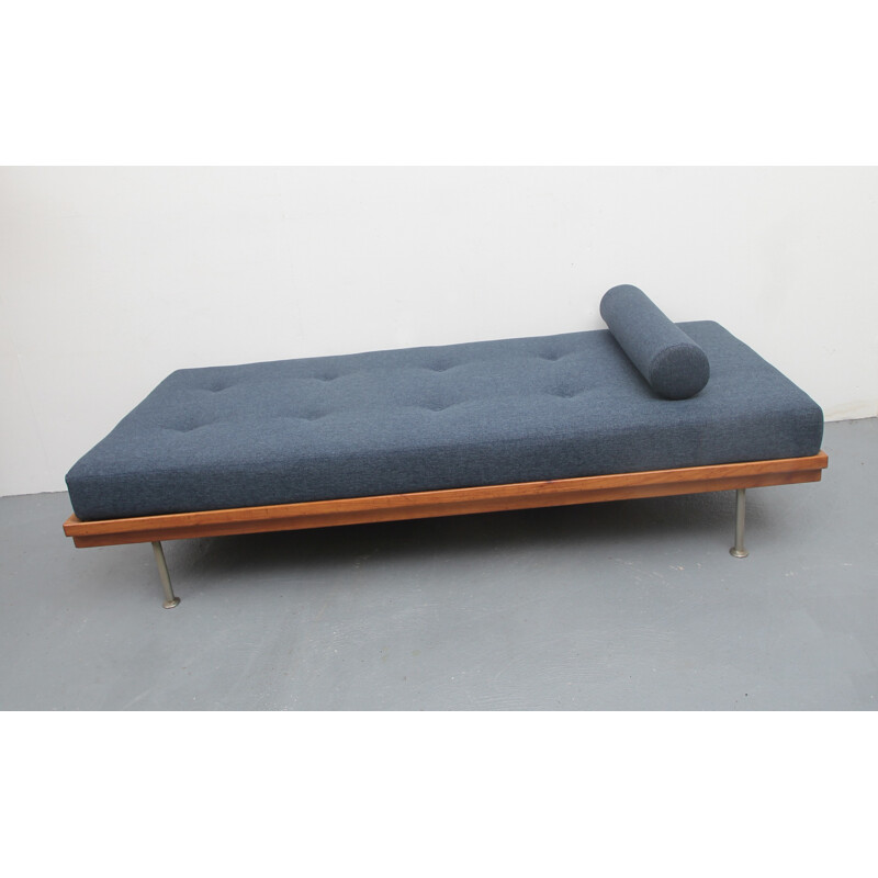 Vintage dark blue daybed - 1950s