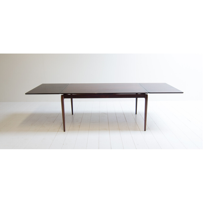 Vintage rosewood dining table Danish design by Heltborg Mobler - 1960s