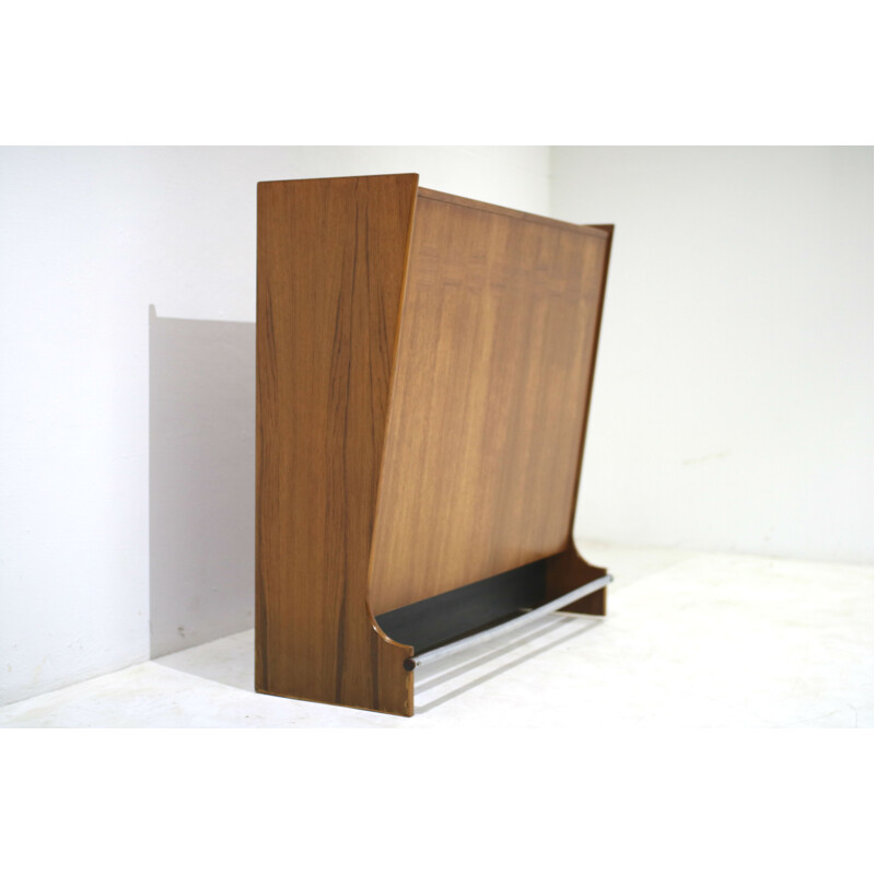 Vintage teak dry bar by Johannes Andersen for J. Skaaning & Søn - 1960s