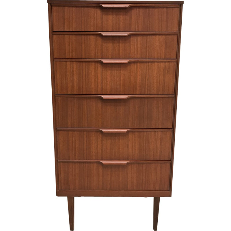 Vintage chest of drawers in teak by Franck Guille for Austinsuite - 1960s