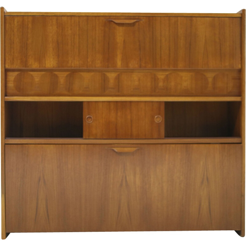 Vintage teak dry bar by Johannes Andersen for J. Skaaning & Søn - 1960s