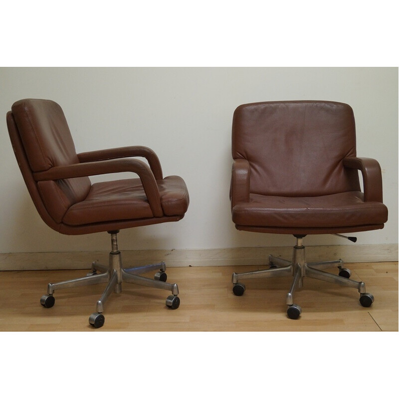 Paire de fauteuils de bureau KNOLL - années 70