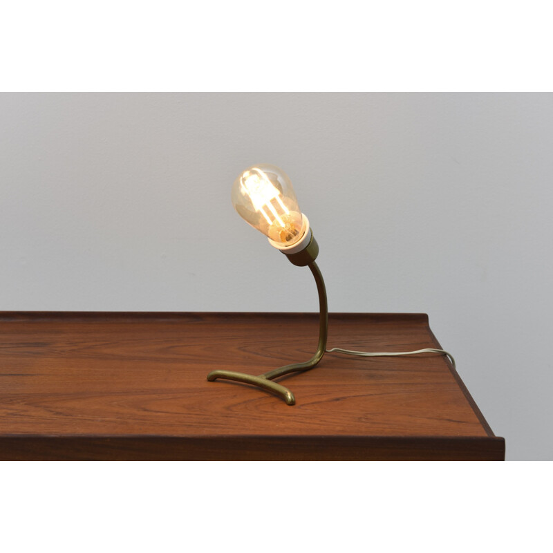 Vintage wall table or table lamp in brass - 1950s